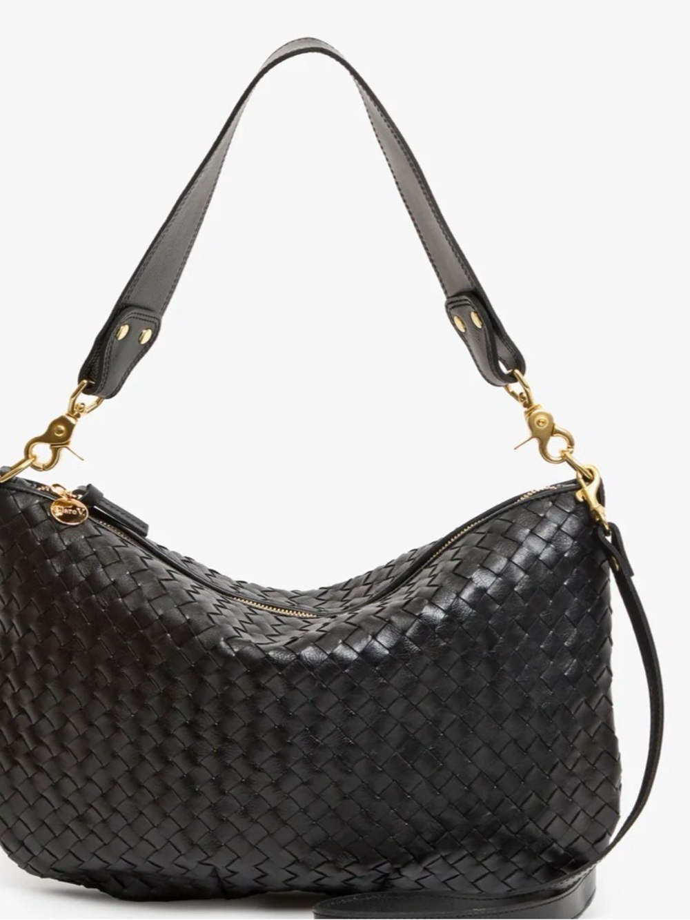Clare V. Moyen Messenger Diagonal Weave black-New